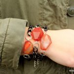 Carneool chroom armband - Afbeelding 2