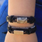 Lederenarmband met Jaspis
