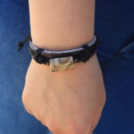 Lederenarmband met Jaspis - Afbeelding 4
