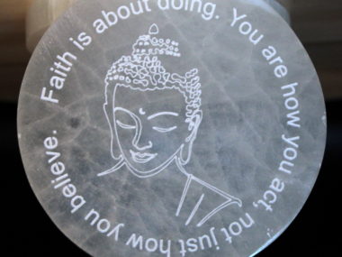 Buddha  Seleniet Engelen Disk met eigen inscriptie